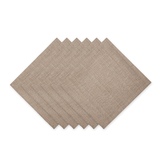 DII® Variegated Napkin Set, 6ct. in Mushroom | 20" x 20" | Michaels®